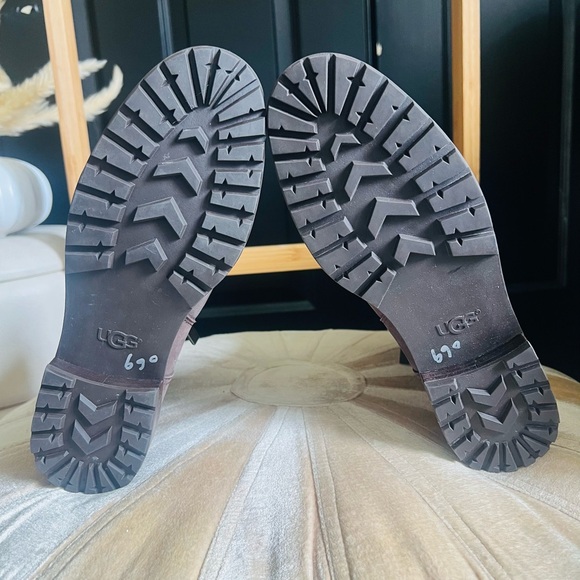 UGG Dark Brown Boots with Buckle Accents - Picture 5 of 7